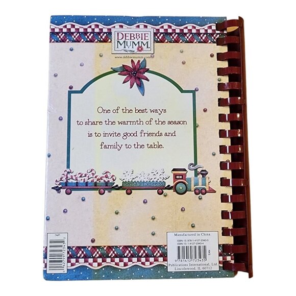 Old-Fashioned Holiday Christmas Recipe Book by Debbie Mumm Spiral Bound 2006 - Picture 10 of 11